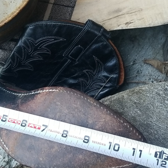 Texas 7920 Cowboy Boot  size 10 Leather Vintage - Picture 8 of 8